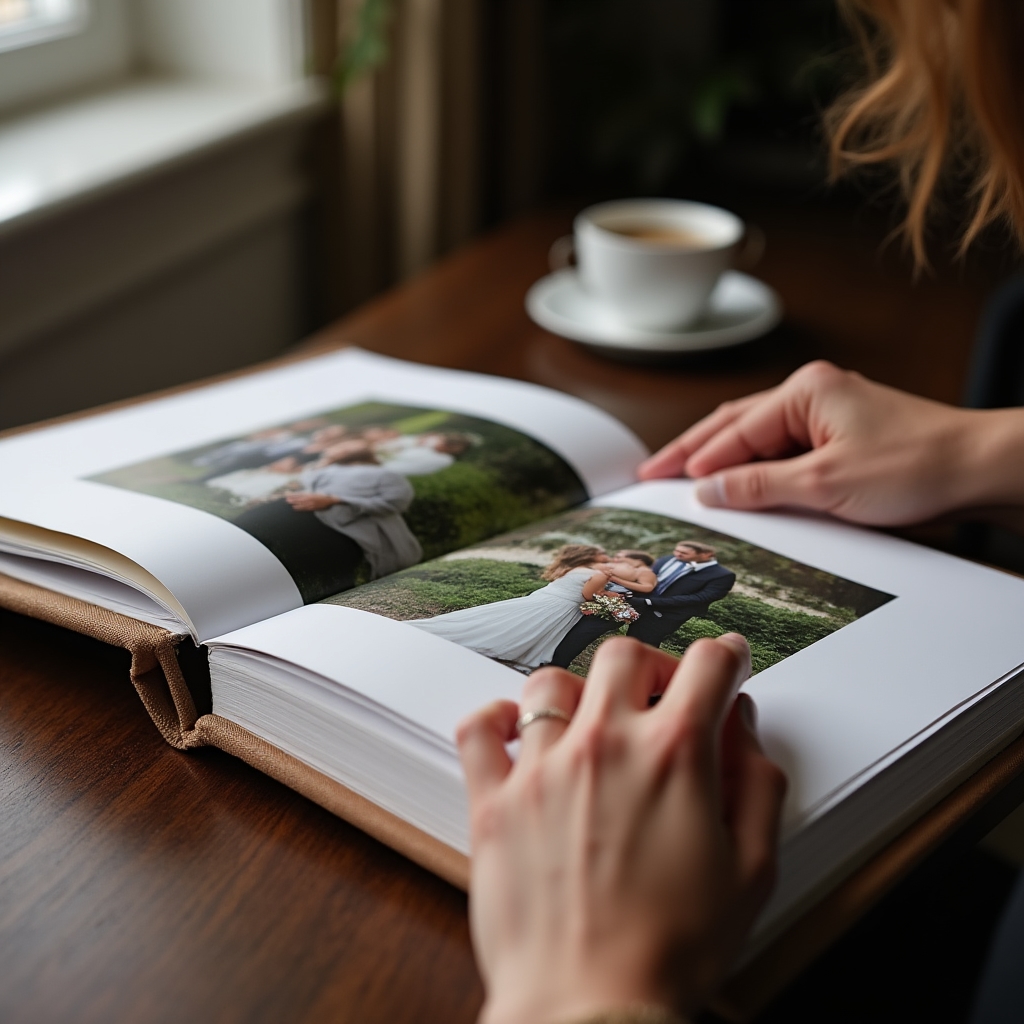 Detailansicht Fotobuch Gestaltung