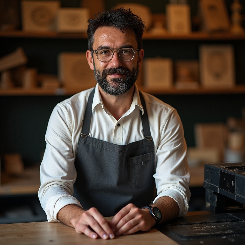 Marco Fischer, Graveur und Handwerksmeister